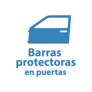 Barras protectoras en puertas